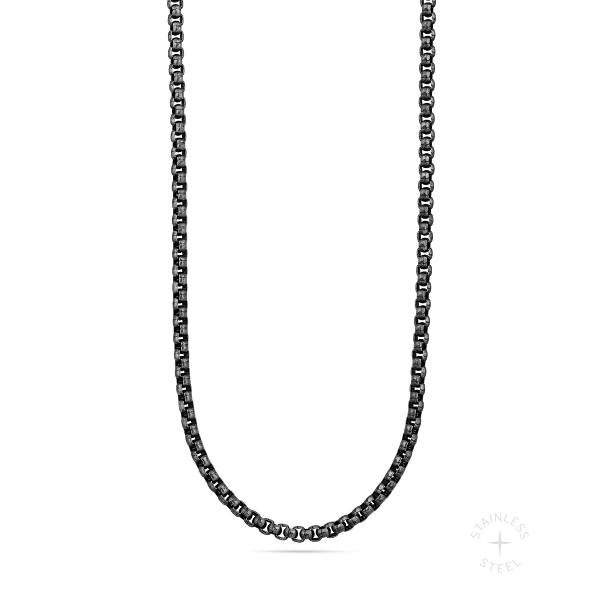 Rounded Box Chain x Antiqued