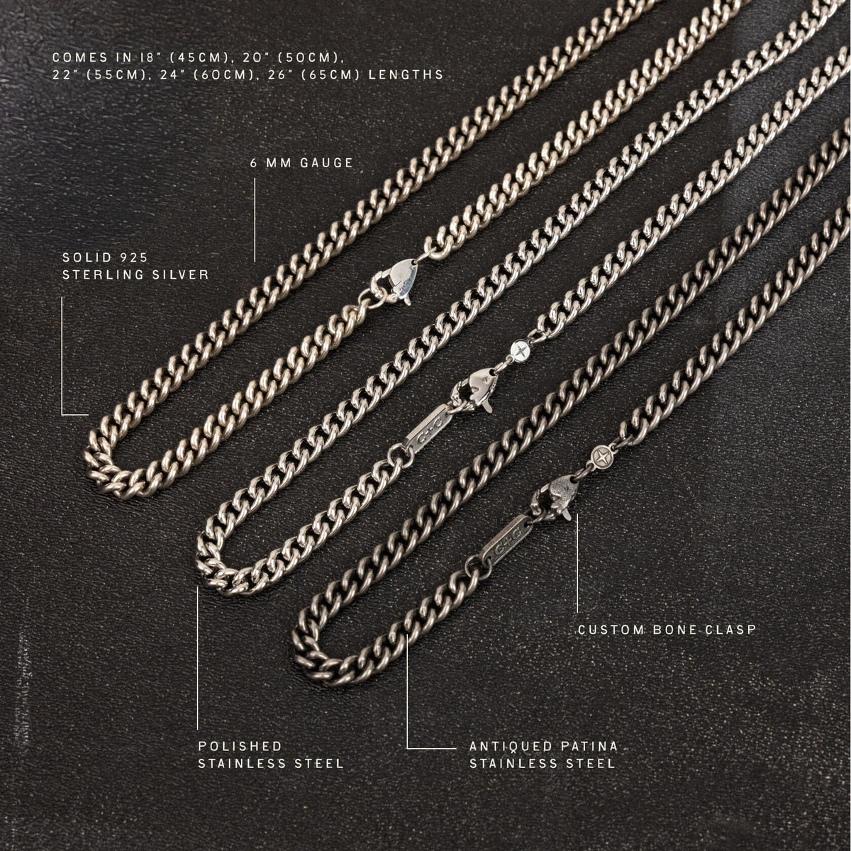 Curb Chain x 6mm